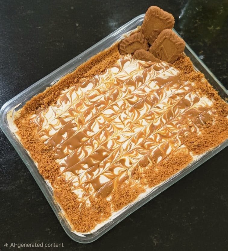 Biscoff tiramisu tray
